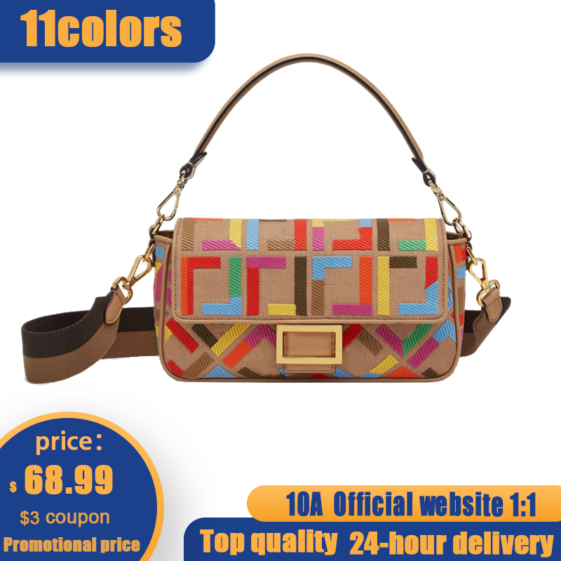 

Womens Classic Underarm bag nylon canvas mens Genuine leather fashion Luxury Designer tote bag Shoulder bags clutch handbags cross body purses chain