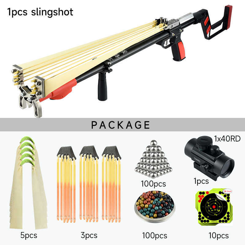

Bow Arrow TTF Telescopic Straight Rod Slingshot Outdoor Hunting Power Shooting Long Rod Slingshot Steel Ball Accurate Aiming CatapultHKD230626