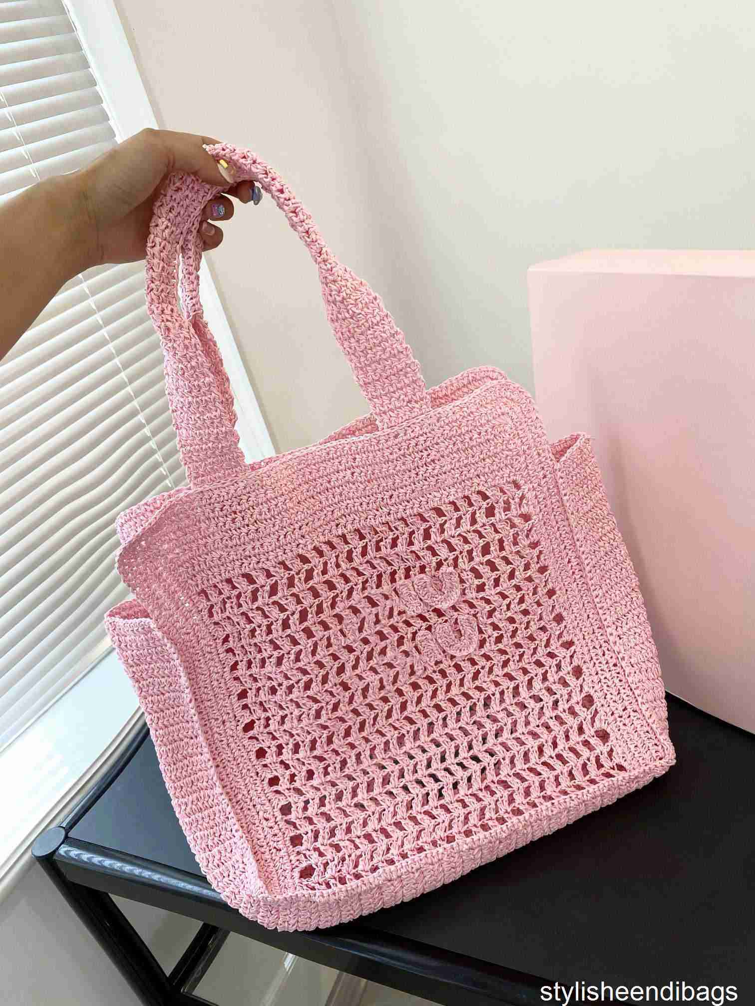 Designer Bag women tote bag shoulder bags handbags luxury designer straw pocket fashion handbags top quality large capacity shopping bag purse styli