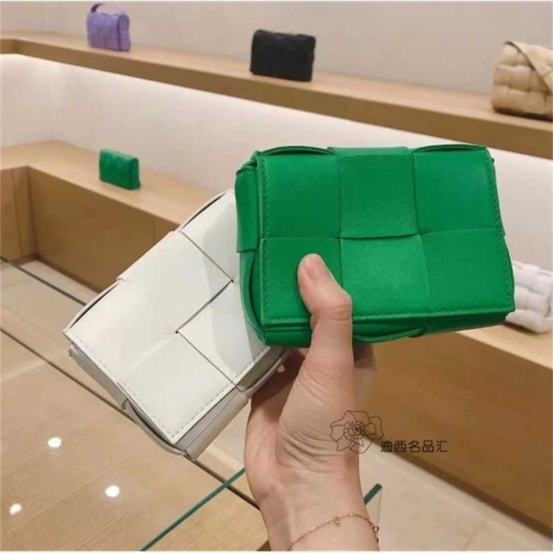 

Bag Tote Bottegas Women's Cassette Waistpack Woven One Shoulder Crossbody Small Square Venetas Handbags Zc, Blackish green