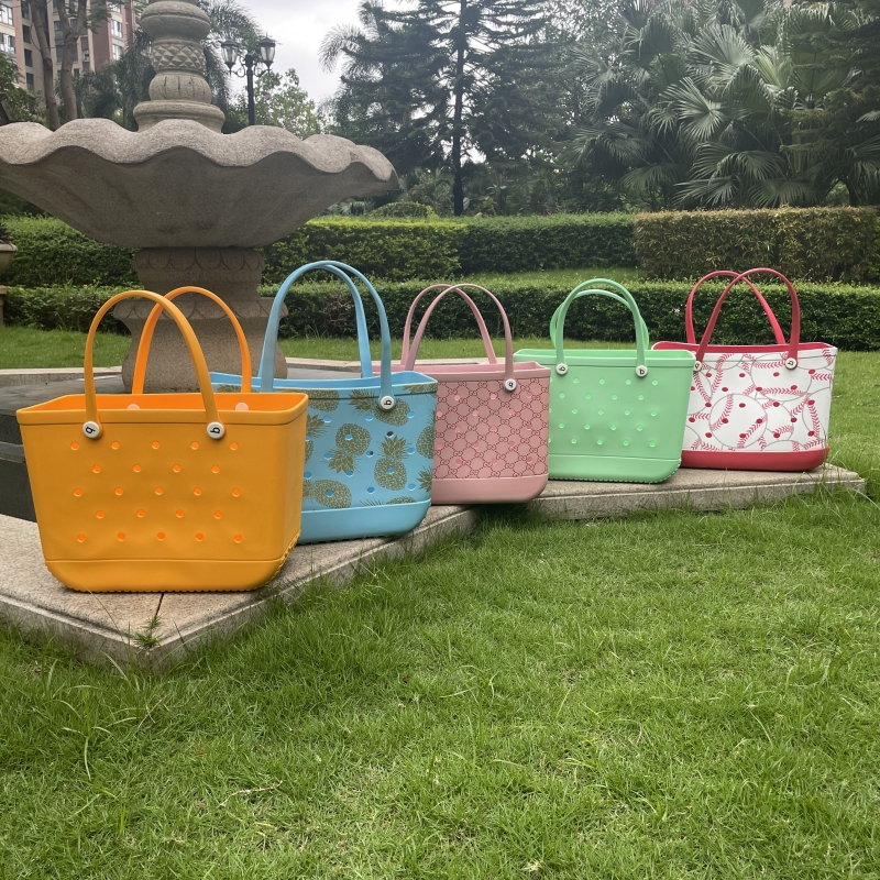 

pink handbag large tote Shoulder Bags fashion Bogg luxury PVC travel bags plastic Cross body top handle shopping purse weekender Designers clutch summer Beach bag
