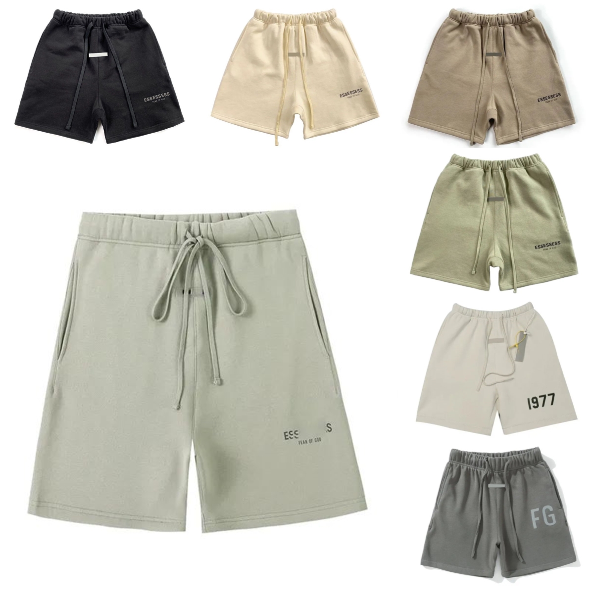 

designer Men's Shorts Summer essentail Short Pant Trend Loose Joggers Sweatpants essen Newest Sports Jogging Fashion 21ss essentiel Hip Hop Letter pri e240#, 10