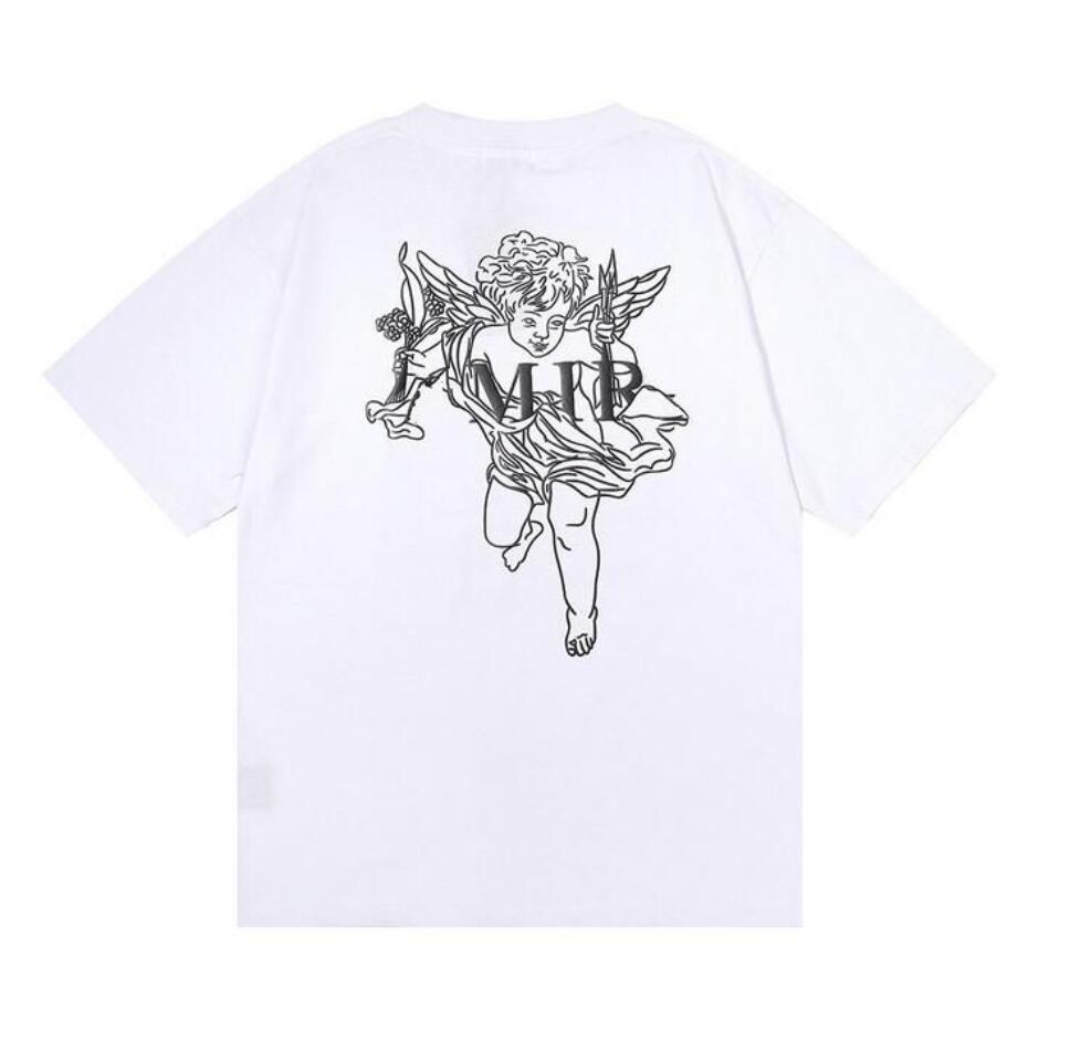 

Designer Amirri Men women T shirt Limited Edition Couples Tees Street Wear Fashion Brand Shirt Splash-ink Letter Print Ameris Short Sleeve Casual Loose Tee Crewneck, Q11111