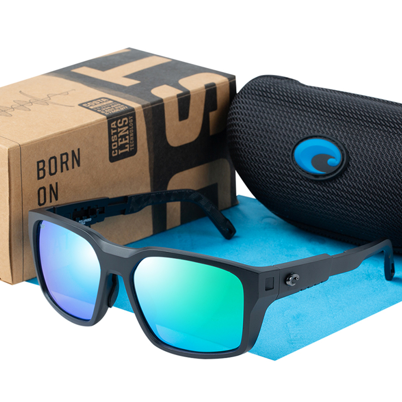 Costa Brand Square Sunglasses Men Women Tailwalker Polarized Goggle Outdoor Sport Eyewear Driving Shades Male UV400