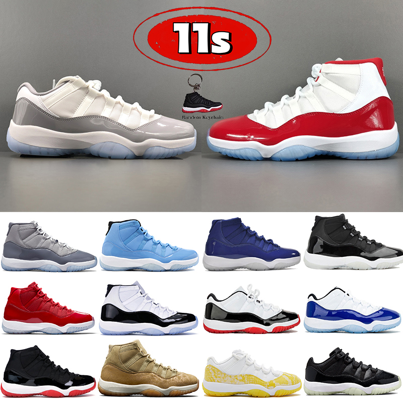 

New jumpman 11 11s mens basketball shoes cement cherry midnight navy velvet Cool grey 72-10 25th Anniversary low royal University blue bred pantone men women sneakers, 05 25th anniversary