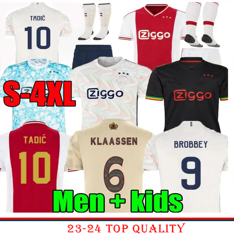 

2XL TADIC 2023 2024 Soccer Jerseys BASSEY BERGHUIS Third black Kit BERGWIJN CRUYFF 2023 away white football shirts men kids uniforms aJaXS 21 22 23 special jersey, Orange