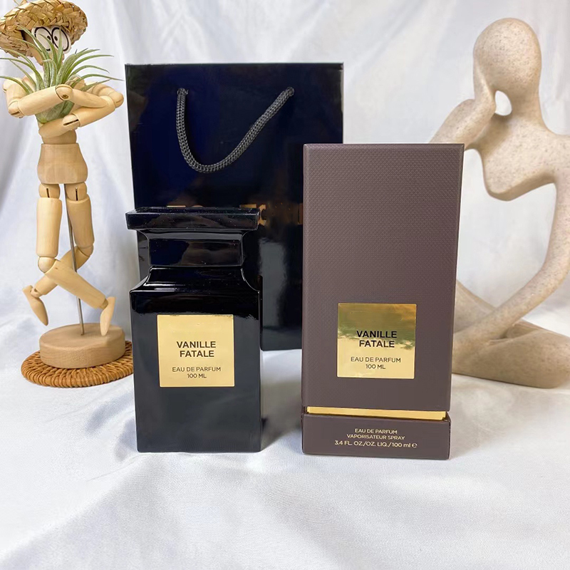 

Perfumes Fragrances for Women Mens Cologne VANILLE FATALE Spray 100 ML EDP Parfum Famous Natural Unisex Perfume Long Lasting Scent Fragrance For Gift 3.4 FL.OZ