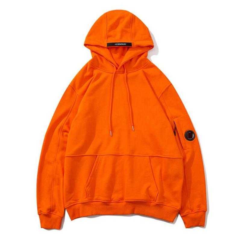 

N5218 Spring Solid Color Man Sweatshirt Cp. Mens Hoodie Jumper Designer Hoodies Streetwear Pullover Men's Clothingjlvm, Orange