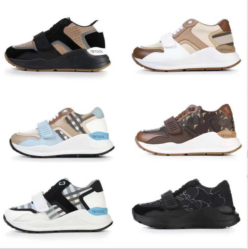 

Men Designer Shoes Vintage Check Sneakers Men Women Hool Loop Platform Sneaker Suede Leather Trainers Black White Mesh Runner Shoes, Color 6