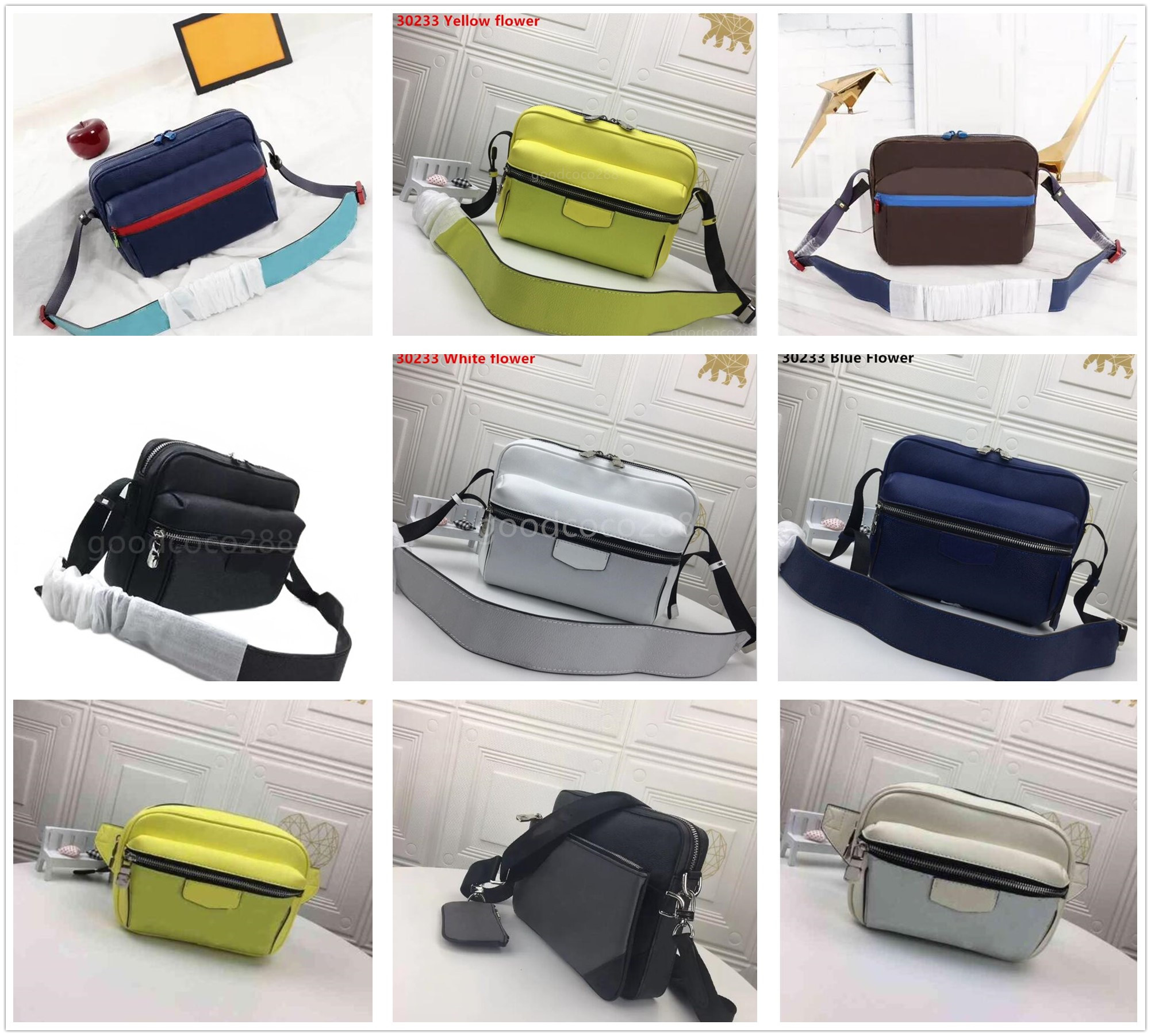 

Men Messenger bag Designer Bag Men bags Cross Body School Bookbag Purse backpack wallet Genuine leather man totes bag handbag claeess dunks backpack 69443, White flowers 30233