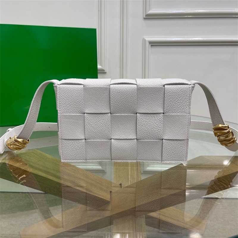 

Bag Tote Bottegas Cassette Woven Genuine Leather Unisex Classic Versatile Casual Small Square Tofu Venetas Handbags Zc, 23cm sheepskin avocado color
