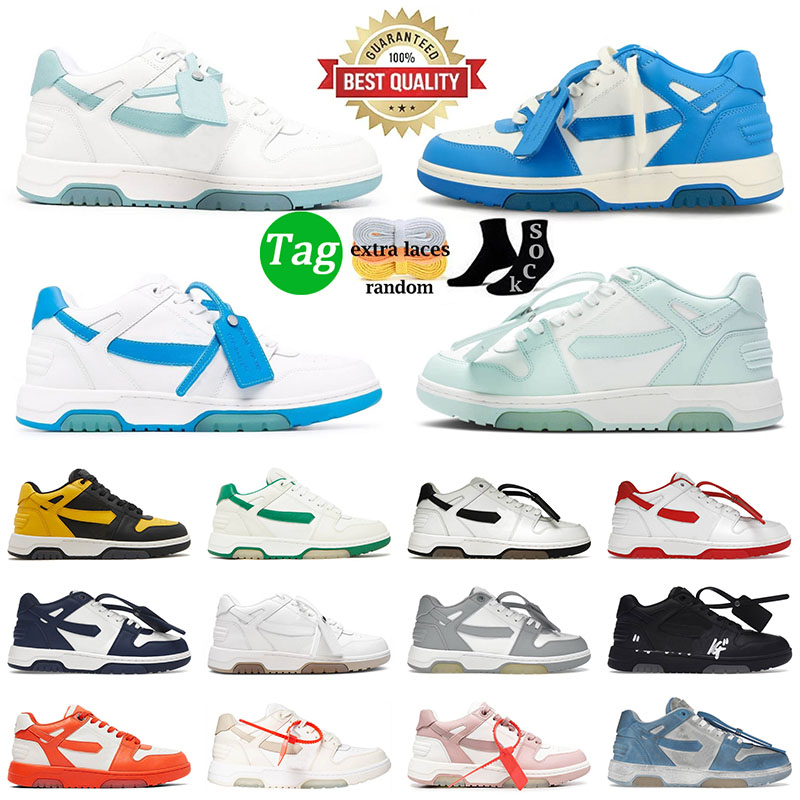 

Women Men Out Of Office Designer Casual Shoes White Sneaker Luxury Loafers Low Tops Vingate Leather Outdoor Sports Off Platform Sneakers Women Men Trainers EUR 35-45, White celadon