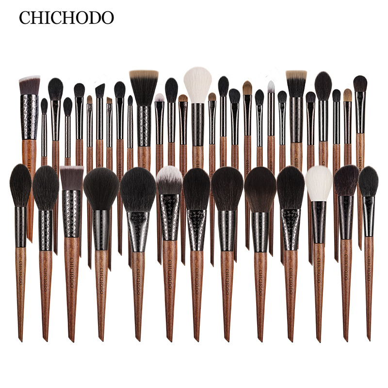 

Makeup Tools CHICHODO Makeup Brushes Set Professional Natural Goat Hair Brushes Foundation Powder Contour Eyeshadow Make Up Brushes 230215