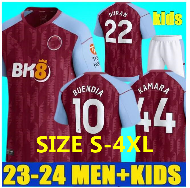 

2023 2024 KAMARA Aston villaS Soccer Jerseys WATKINS BUENDIA 23 24 Home Away Third McGINN EL GHAZI DOUGLAS LUIZ MINGS KONSA CASH Football shirt Jerseys uniforms
