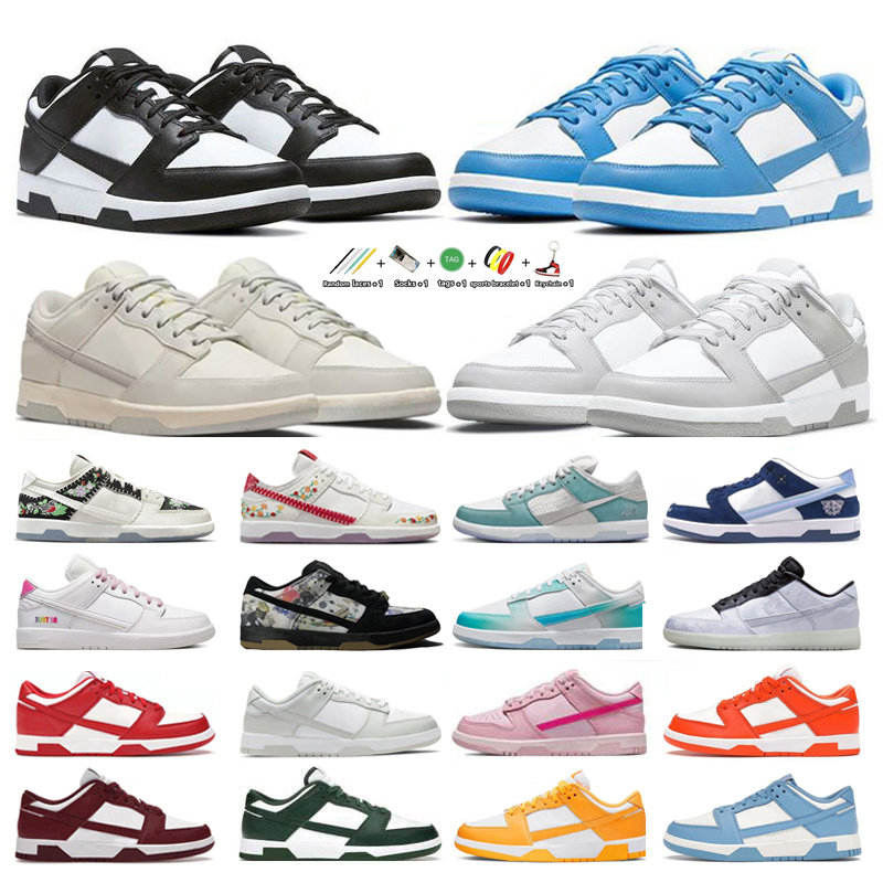 

Designer Womens Running Shoes Panda Grey Fog UNC Triple Pink Syracuse Light Bone Decon N7 Be True April Skateboards Clot trainers Women Men Platform sports Sneakers, Color#31