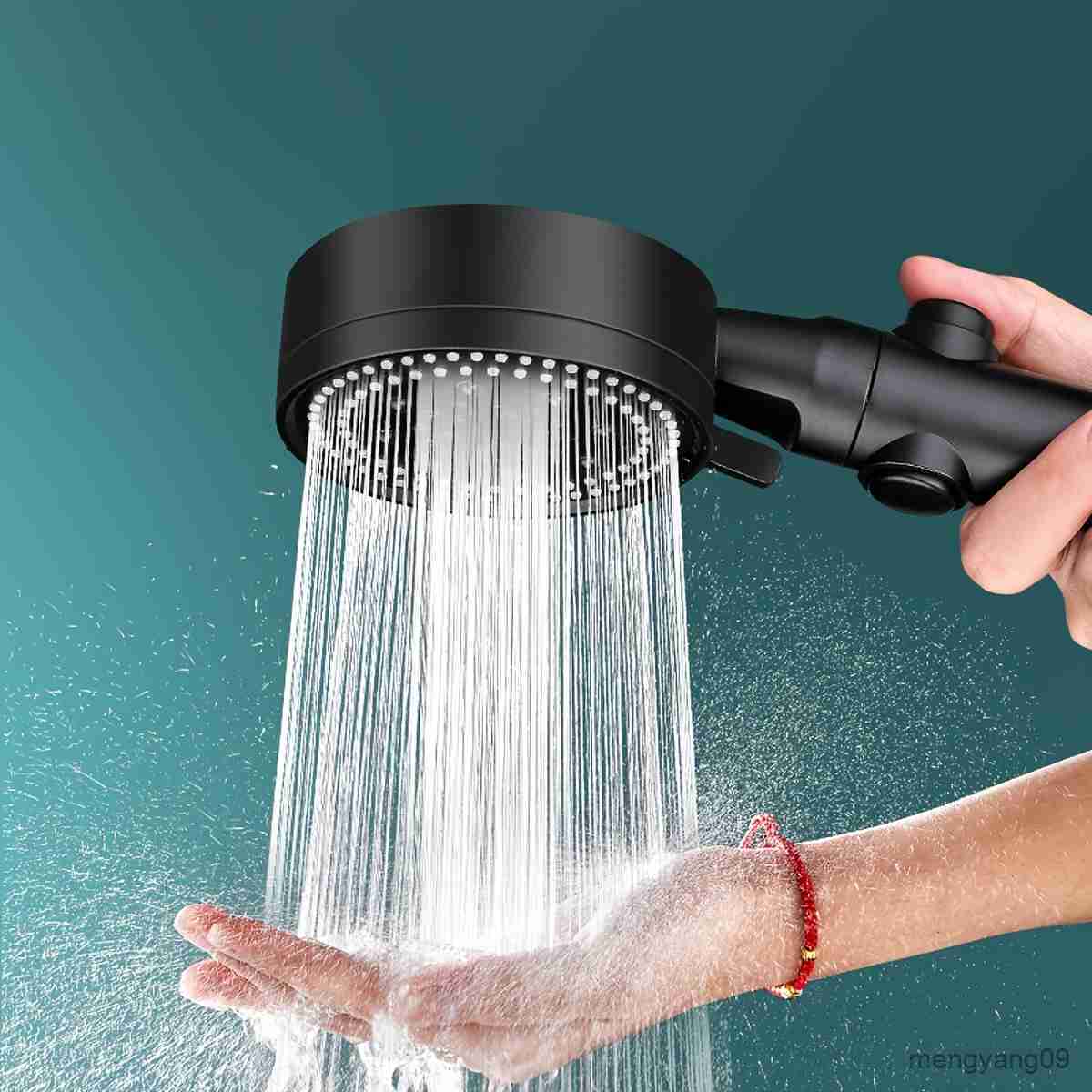 Bathroom Shower Heads High-Pressure Shower Head Multi-Functional Held Sprinkler Modes Hydro Shower Head With Pause Switch L260524-image-879682816