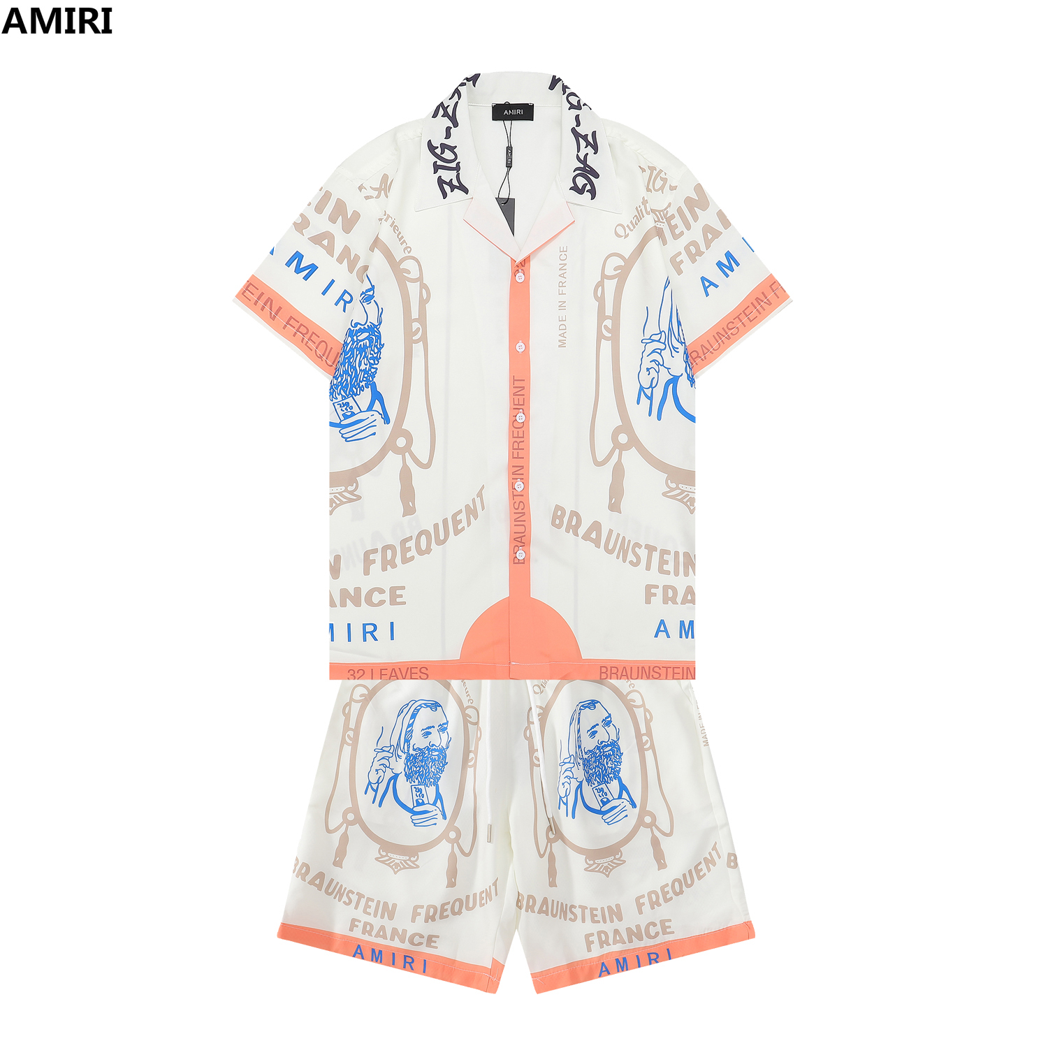 

Mens Summer Shorts Casablanca Shirt Set Letter Flower Picture Print Masao San Homme Polo Neck Short Sleeve Casual High Quality Silk Quick Drying Beach Shorts, Customize
