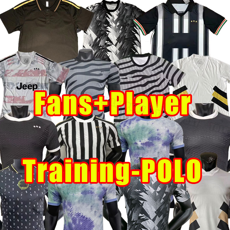 

23 24 VLAHOVIC CHIESA MILIK soccer jerseys 2023 2024 POGBA men BONUCCI football shirts kit MCKENNIE DI MARIA uniform Ju VeNtus fans player version training polo