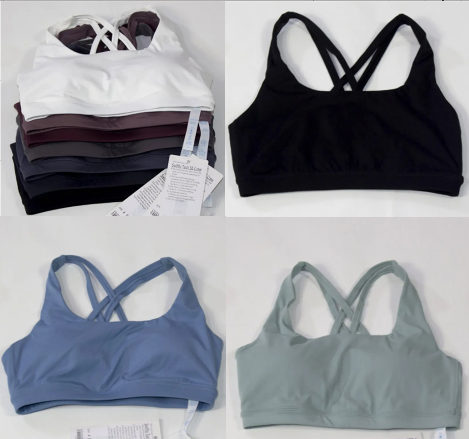 

LU Align Tank Top U-shaped Bra Yoga Set Women's Summer Sexy T-shirt Solid Color Sexy Cut Top Sleeveless Fashion Tank Top