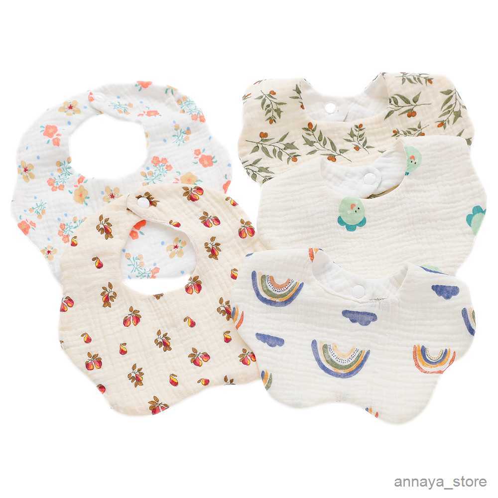 

Bibs Cloths Bibs Side Baby Feeding Saliva Towel Cute Print Newborn Cloths for Girls Boys Shower Gifts R230628