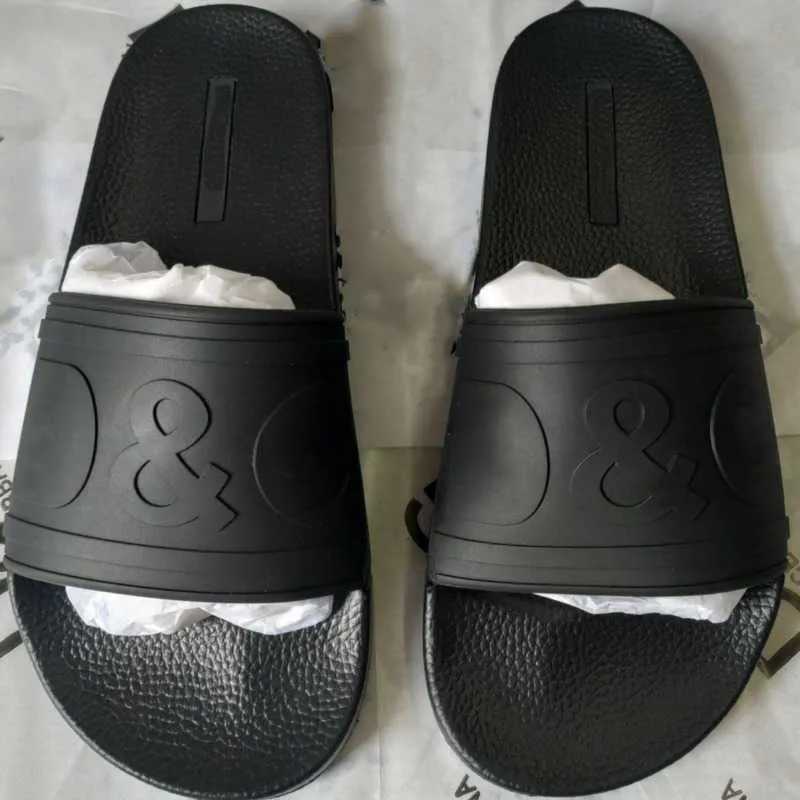 

Famous Designer Slippers Casual Flat-bottomed Shoe Flip Flops for Men Women Summer dg dolce and gabbana gabana Sandals Beach Slide Size 45 e