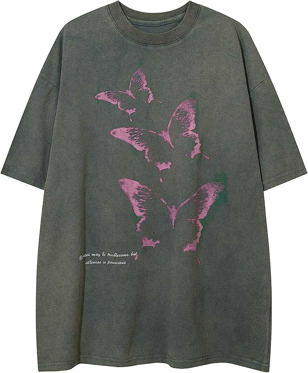 

{stussys}Printed Fashion Men's Oversized Shirt Short Sleeve Hip Hop T-shirt Summer Loose Casual Harajuku Top 1J 2Y, 03 black