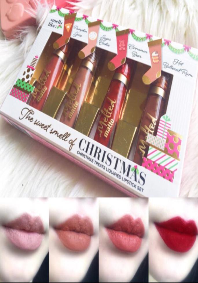 

High Quality Lip Gloss Sets Too Face Melted Matte Lipstick Christmas Treats Liquified Long Lasting and nonstick Cup9085052, Mixed color