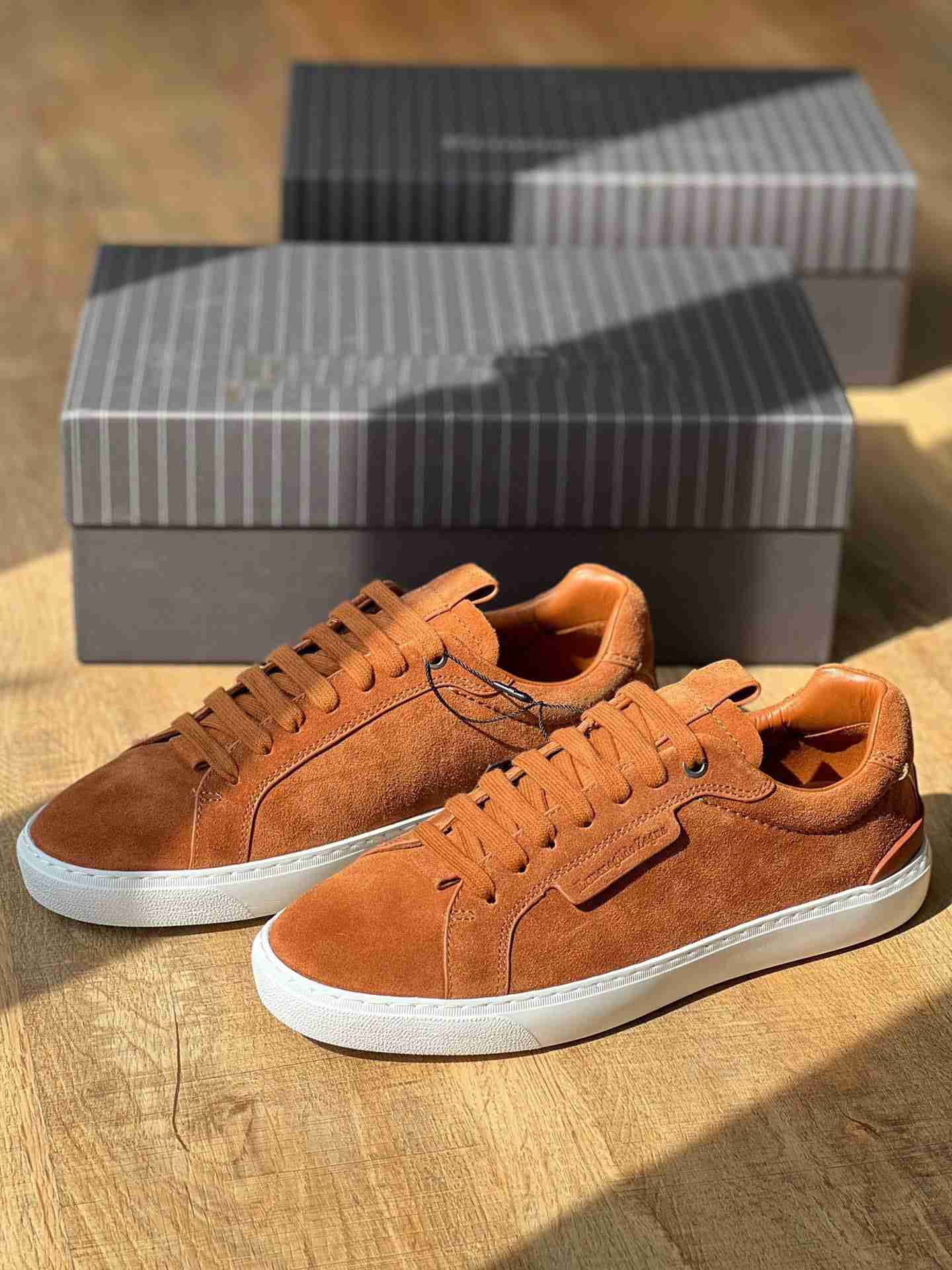 

Zegna Triple Stitch Flats Men Casual Shoes Low Tops Genuine Leather Luxury Brand Man Slip On Sports Walking Trainers Fashion Mens Sneaker 38-45