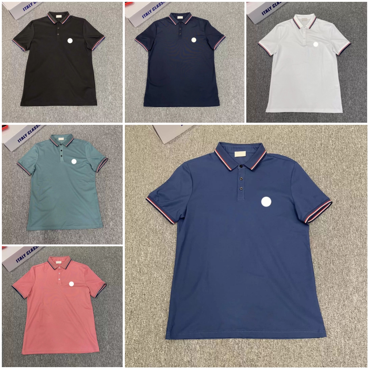 

Designer Men's T-shirt Fashion cotton polo Shirt lapel Short sleeve Shirt Business Men's T-shirt Large T-shirt SIZE -3XL, 41