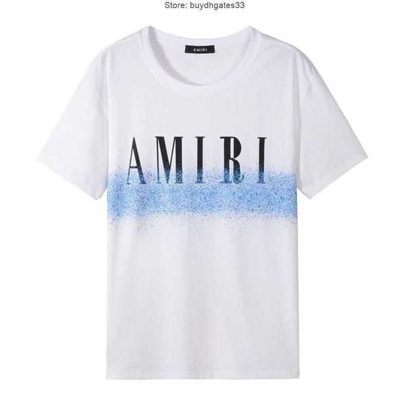 

High Quality Amirs t Shirts Cotton Tee for Men Summer Printed Short Sleeve Hip Hop Gj672vkw, #009