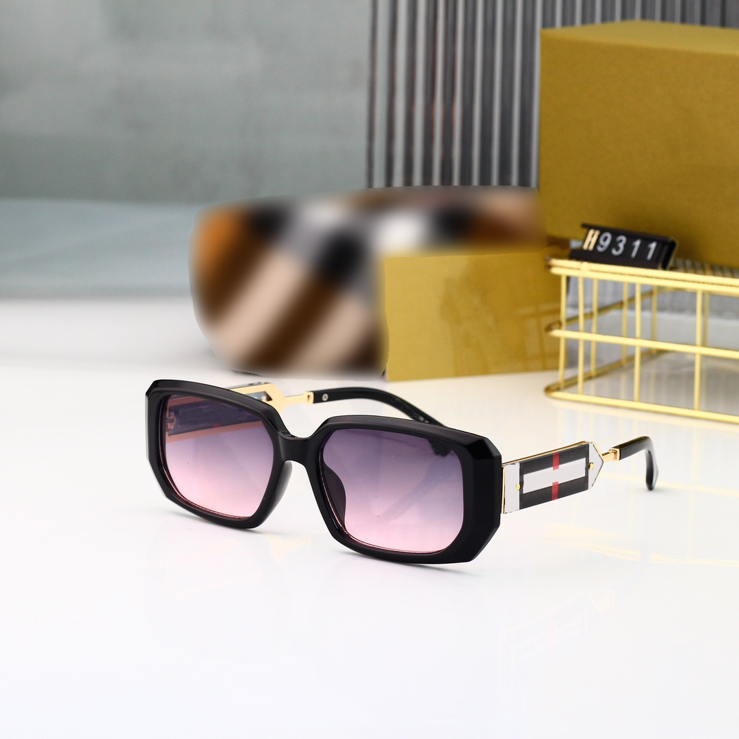 

Fashion Lens eyeglass Men Women Classic Brand Retro 9311 Sunglasses Luxury Eyewear Outdoor Beach Sun Glasses UV Protection spectacles high quality Designer Goggle