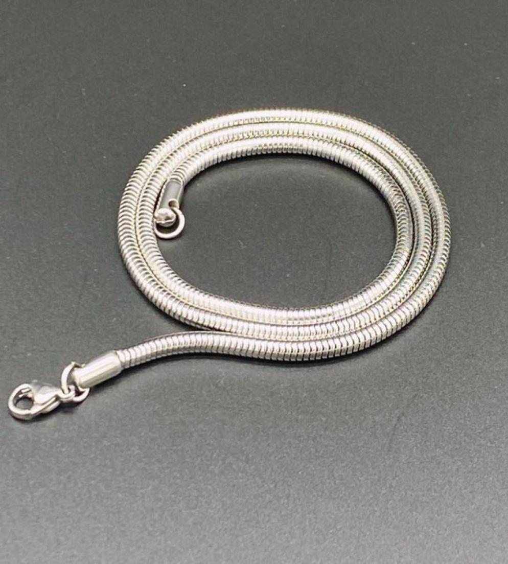 

Different Size Stainless Steel Bone Link Chains For Pendant Necklaces Fashion Men Women Kids Party Wear Jewelry8539648