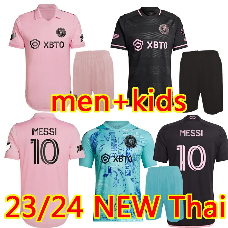 

2023 2024 Inter Miami Soccer Jerseys CF Matuidi HIGUAIN CAMPANA YEDLIN MLS 23 24 football MESSIS home away shirt men kids kits Player Fans version adult pink, Special fans