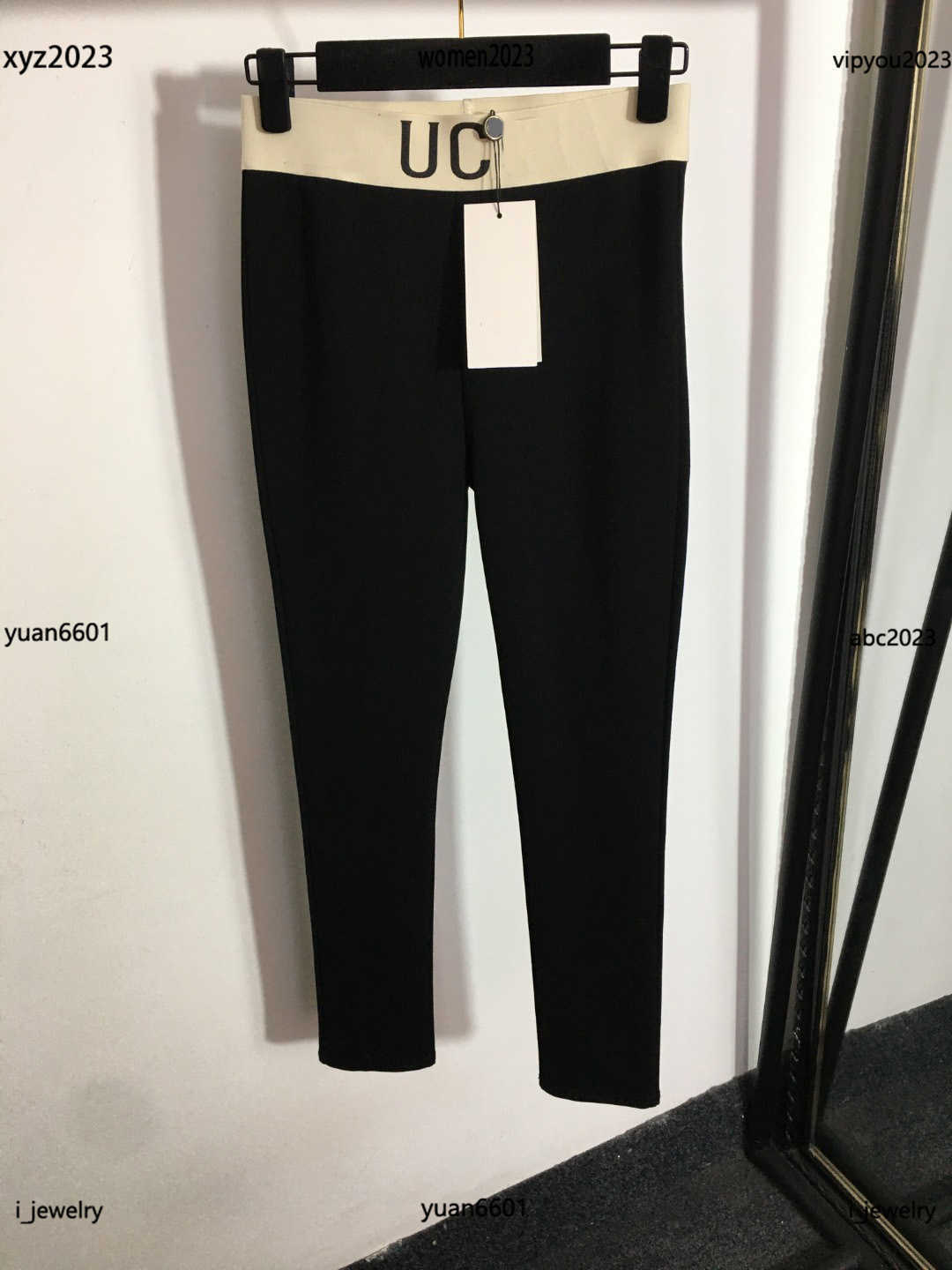 

designer women pants high quality Letter Ribbon girl Leggings Size -XL fashion Elastic and slimming trousers New listing June25, #1