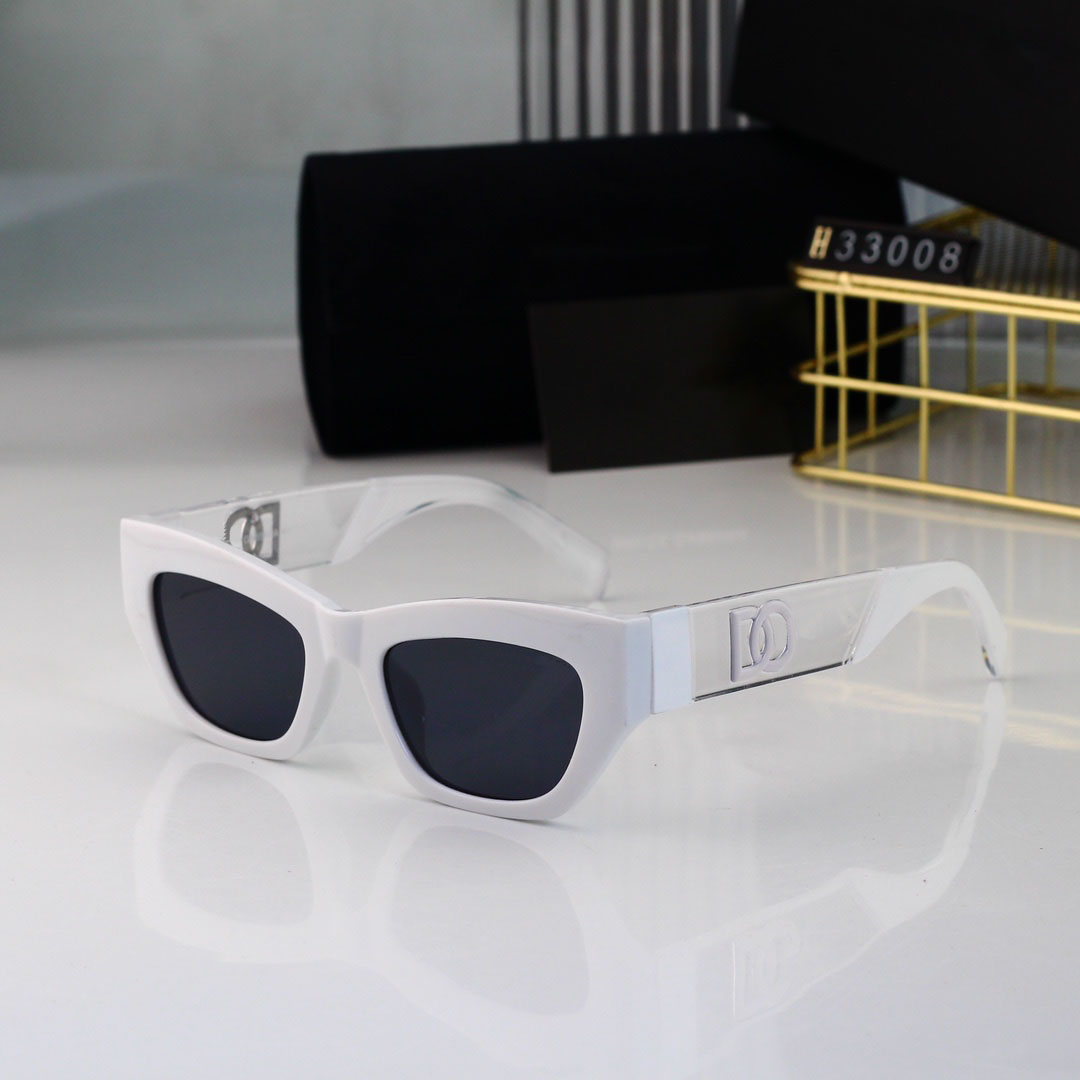 

Fashion 33008 sunglasses Luxury White designer for men and women cool style hot fashion classic thick plate black white square frame eyewear man glasses for sale 23
