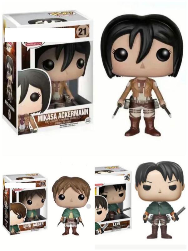 

figures Attack on Titan Captain Levi doll figure animation peripheral Alan Mikasa Ackerman1544541, Customize