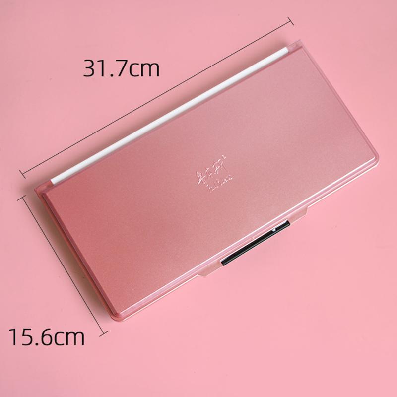 

Supplies Paul Rubens Moisturizing Watercolor Paint Palette Gouache Acrylic 24 Grids Plastic Paint Storage Tray Box for Art Supplies, Pink