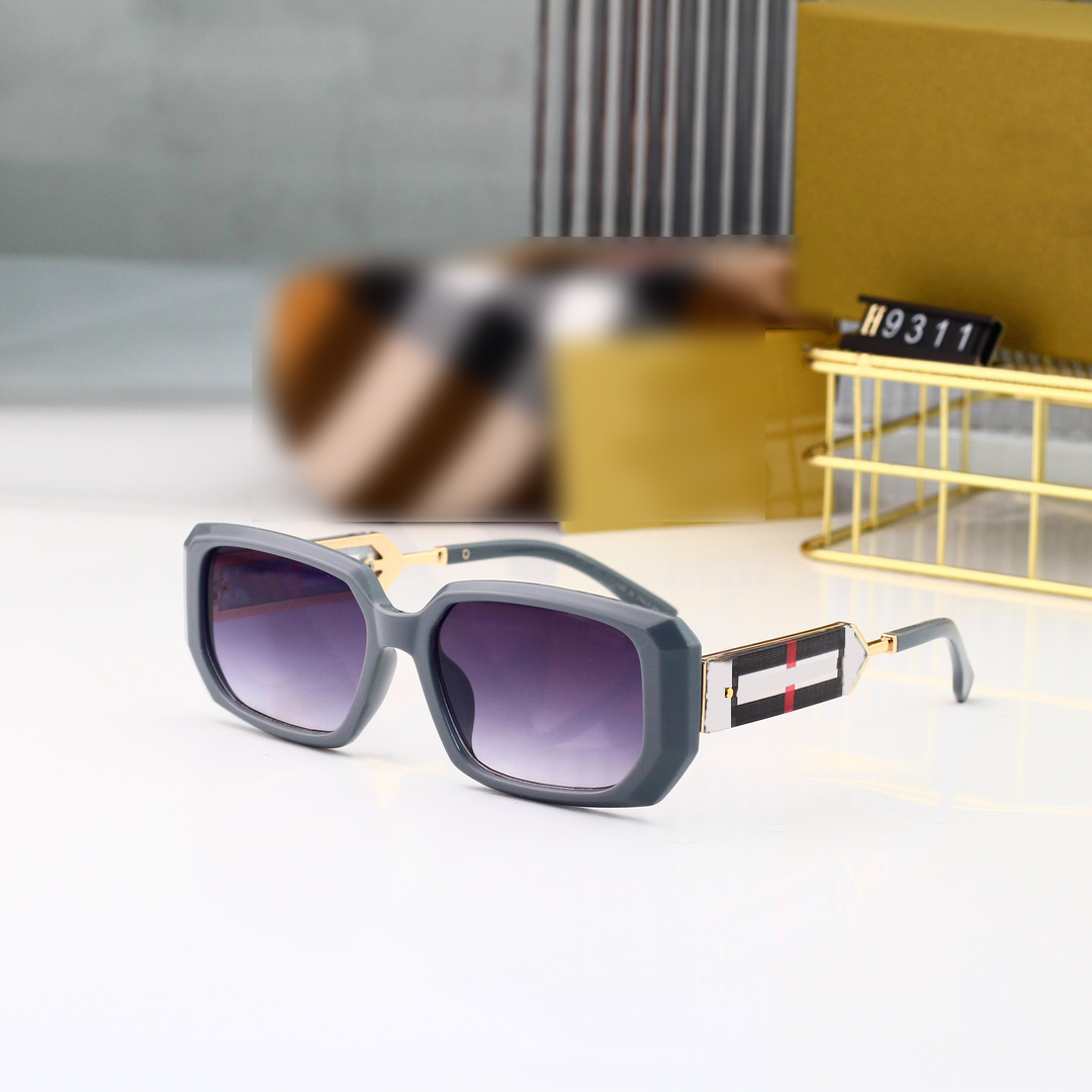 

Designer Classic Sunglasses 9311 Personality Square Sun glasses Fashion Trend Retro Mens Womens UV Protection Full Frame 6 Colors Available High Quality