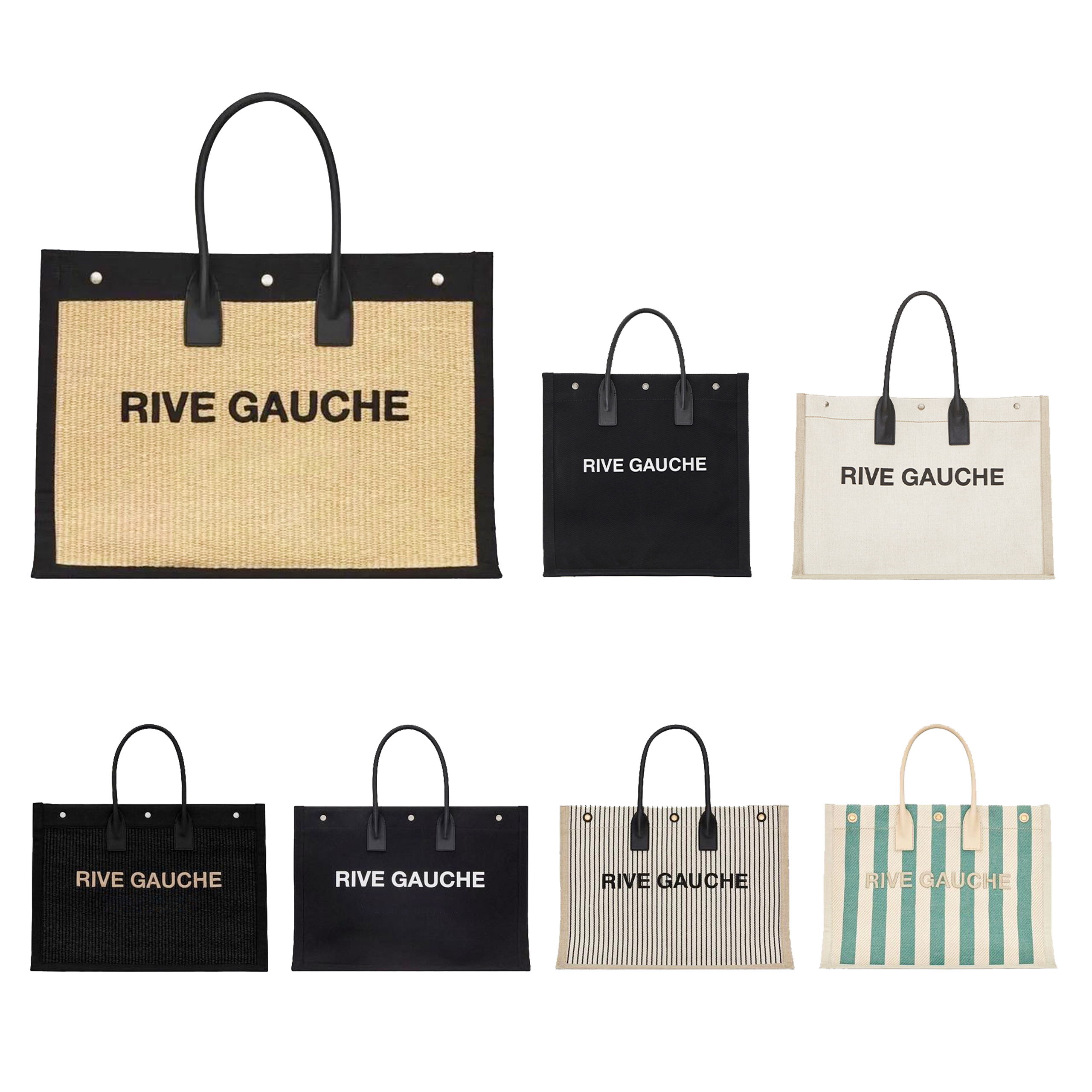 

high quality Rive Gauche Cross Body Shoulder Bag luxurys Womens Totes Designer mens Vintage Hobo Beach Purses travel summer weekender vacation pochette Clutch Bags, White