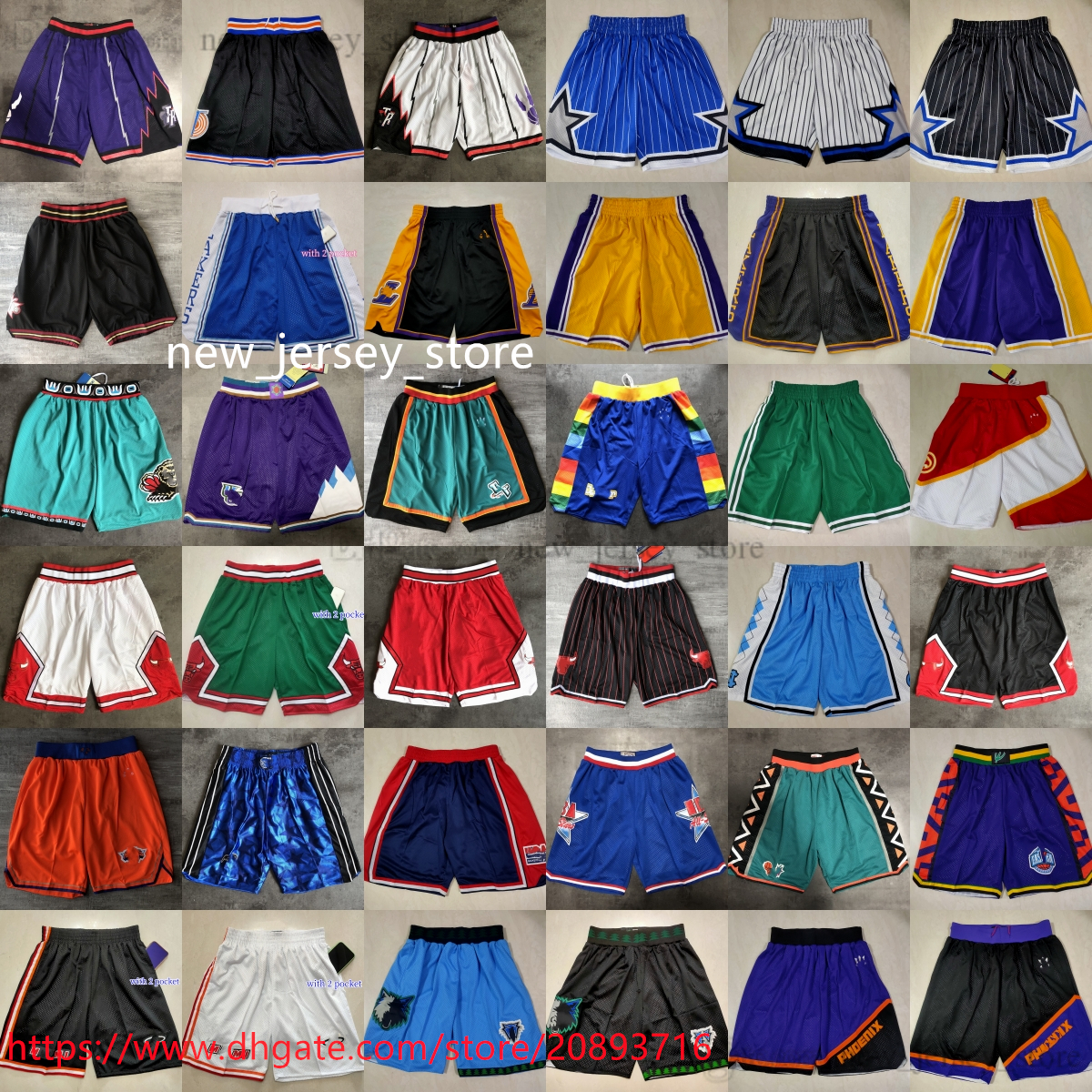 

Classic Retro Mesh 1996 All-Star Basketball Shorts Movie Hip Pop Breathable Gym Training Beach Pant Sweatpants North Carolina College Sport Short White, Retro shorts