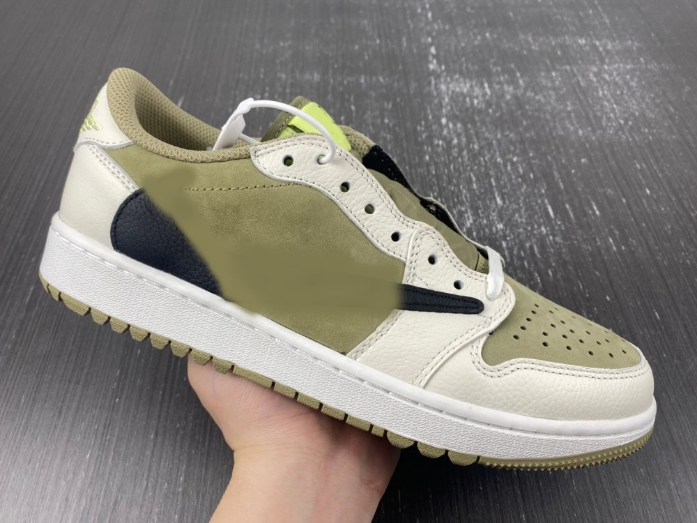 

Authentic quality 1s travis 1 low cactsus jack basketball shoes mens womens TS Fragment golf neutral olive trainers sneakers big size us13 EUR47.5 With Box, #1
