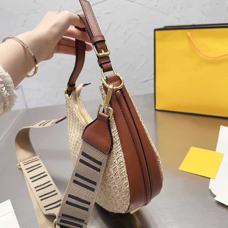 

designer bag crossbody bag handbag ladies Straw weaving Shoulder Bags womens handbags Fashion multifunctional purses cross body, Fbm01 28x16cm
