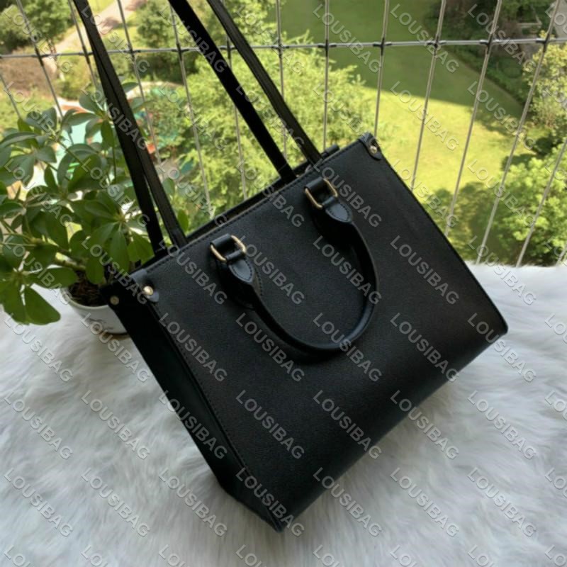 

Top ONTHEGO women handbag designer bags ladies leather purse luxury shoulder bag big wallet clutch shopping handbags AA, White