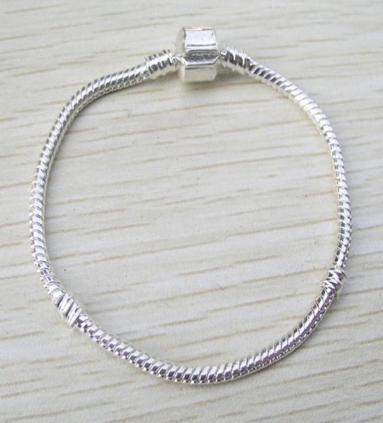 

Brand new 16-21cm Silver plated chain for European bracelet fashion jewelry DIY3638698