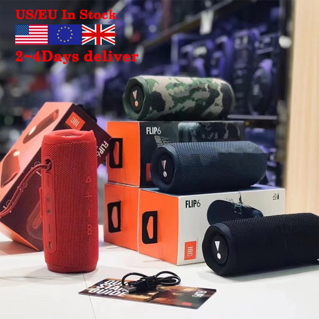 

FLIP 6 speaker mini wireless Bluetooth speaker IPX7 waterproof top mounted portable outdoor sports bass speaker professional audio stereo bass music