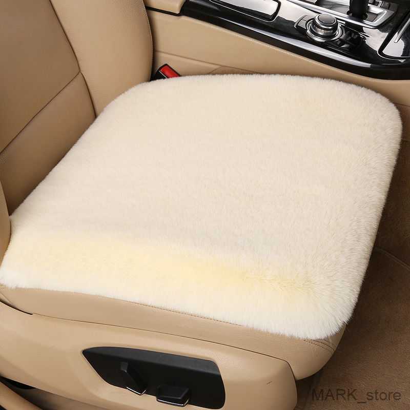 

Seat Cushions Fabric Car Seat Cushion Thickened Comfortable Breathable Winter Plush Car Seat Cushion R230627