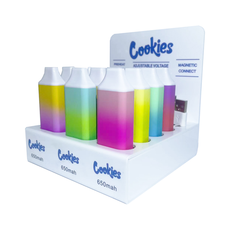 Backwoods Cookies Battery 510 Vape Cartridge Backwoods Battery 550mAh Variable Volt Batteries Stable Quality with Charger USB Cable-image-879683390