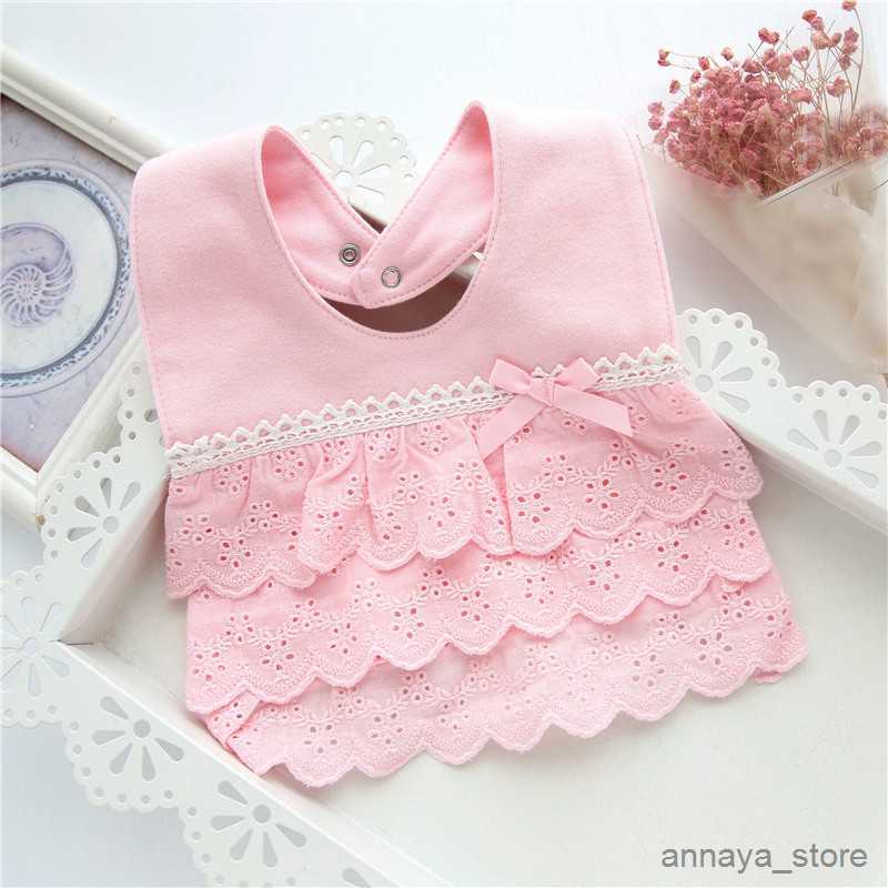 

Bibs Cloths New Baby Cute Bibs Cotton Bow Princess Baby Towel Enfants Super Soft Baby Bib Clothing R230628