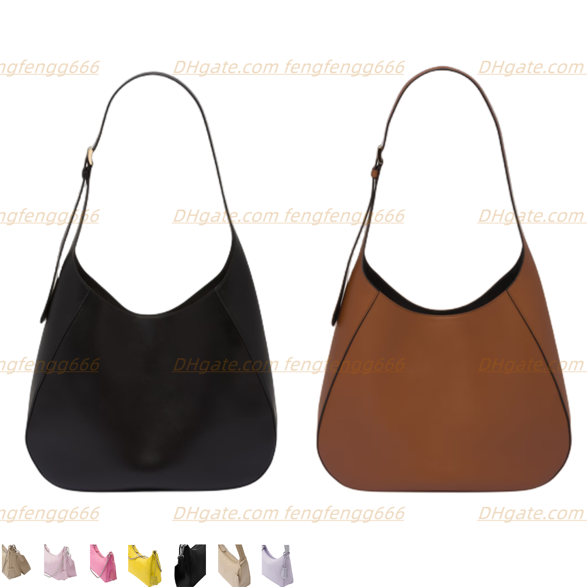Sac à bandoulière de grande capacité hobo sacs sous les bras sacs à main en cuir 3pcs sacs à bandoulière sac à main fourre-tout en cuir Designers