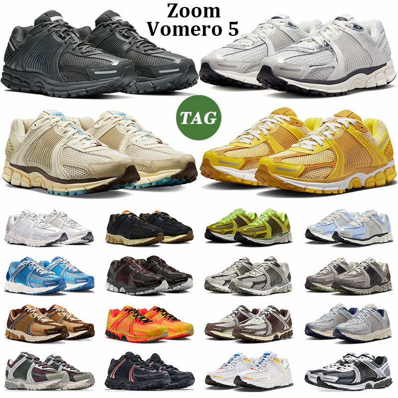 

Zoom Vomero 5 Athletic mens running shoes Vast Grey Anthracite Yellow Ochre Mens Women Top Quality Cobblestone Flat Pewter Panda Black ourdoor Trainers Sneaker 36-46